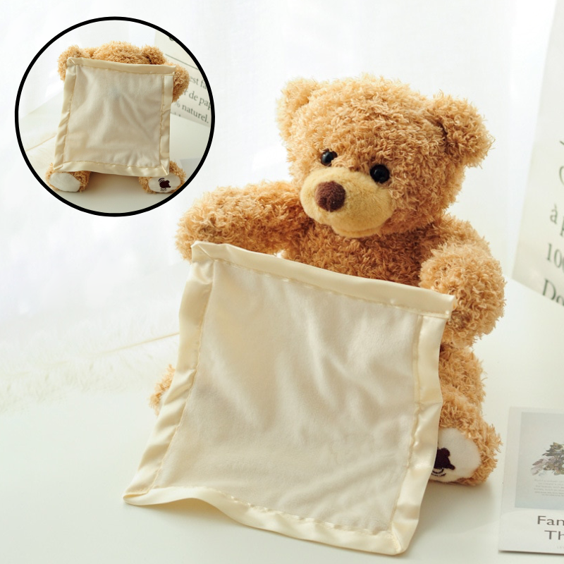 Peekaboo | Knuffelzacht Kiekeboe Spel - Speelgoedbeer