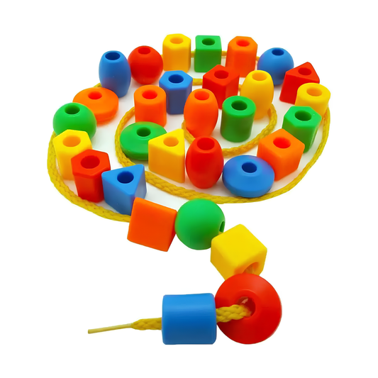Rainbowbeads | Kleurrijk Rijgplezier - Houten Kralenset