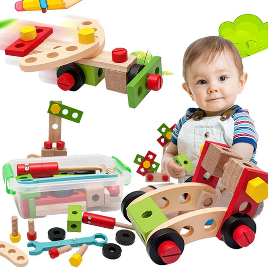 Littlefix | Monteer En Ontdek - Houten Gereedschapskist