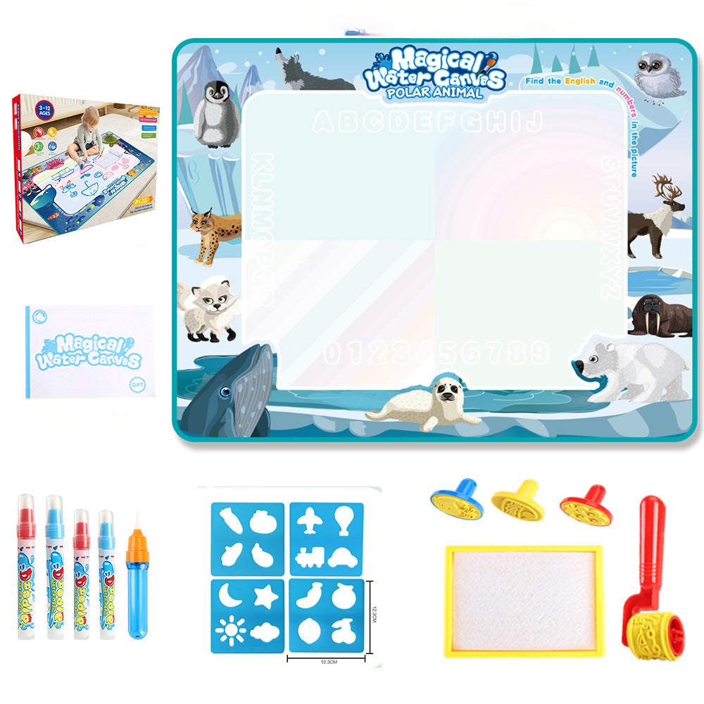 Doodlesplash | Kleur En Wis Eindeloos - Water Schildermat