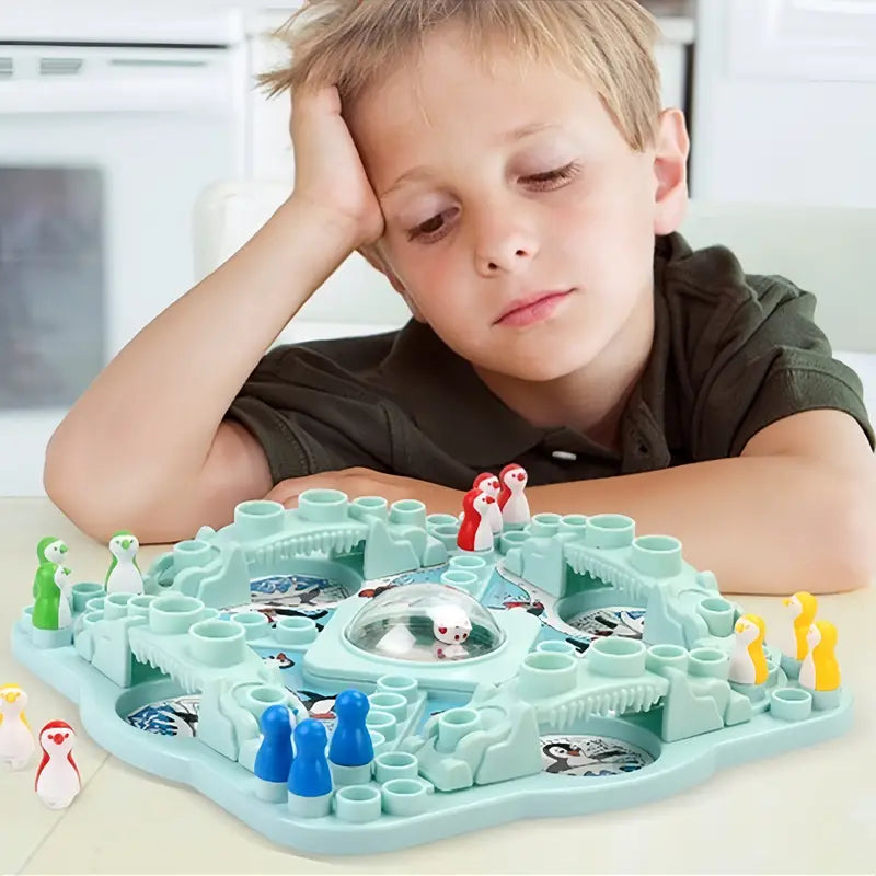 Penguin Slide | Race En Overleef De Kou - Educatief Bordspel