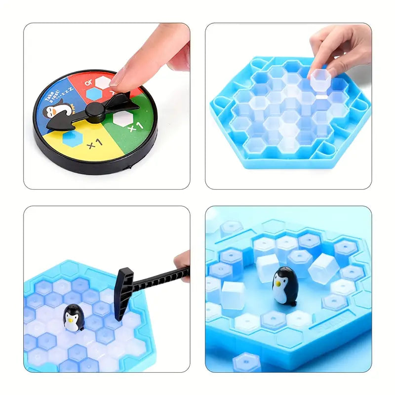 Pingufun | Bouw En Breek De Ijsvlakte - Educatief Bordspel