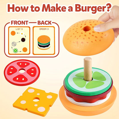 Littlechef | Maak De Lekkerste Combinaties - Montessori Stapelspel