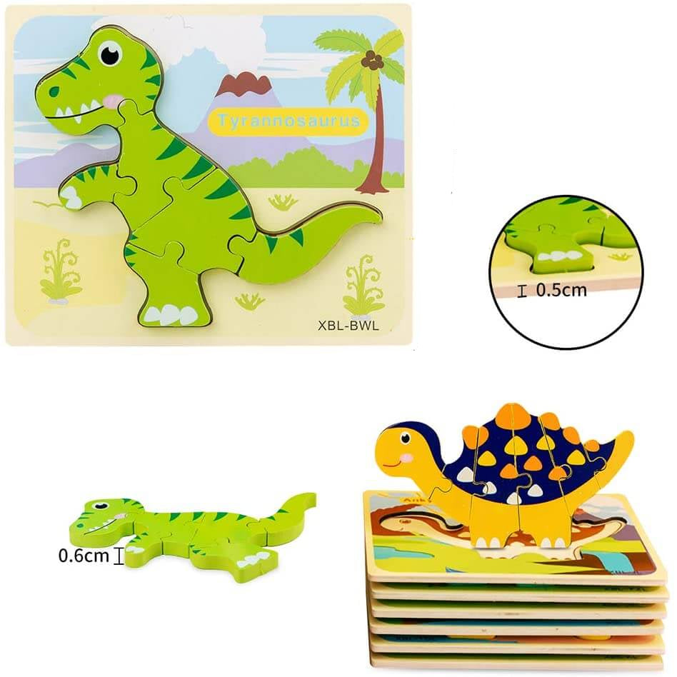 Dinotrek | Leerzaam En Leuk - Kleurrijke Puzzelset