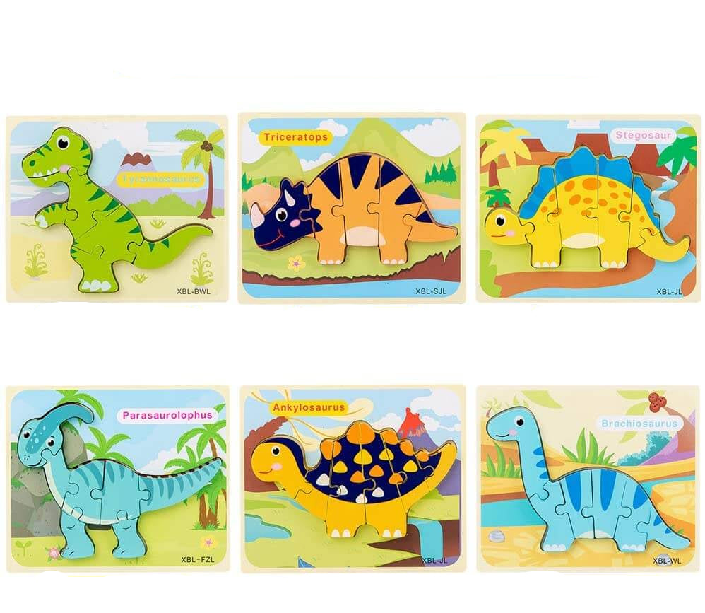 Dinotrek | Leerzaam En Leuk - Kleurrijke Puzzelset