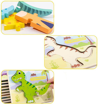 Dinotrek | Leerzaam En Leuk - Kleurrijke Puzzelset