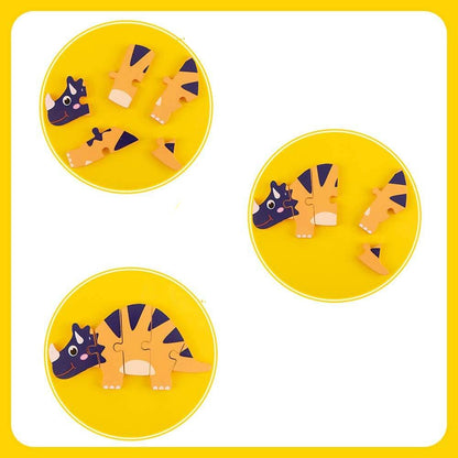 Dinotrek | Leerzaam En Leuk - Kleurrijke Puzzelset