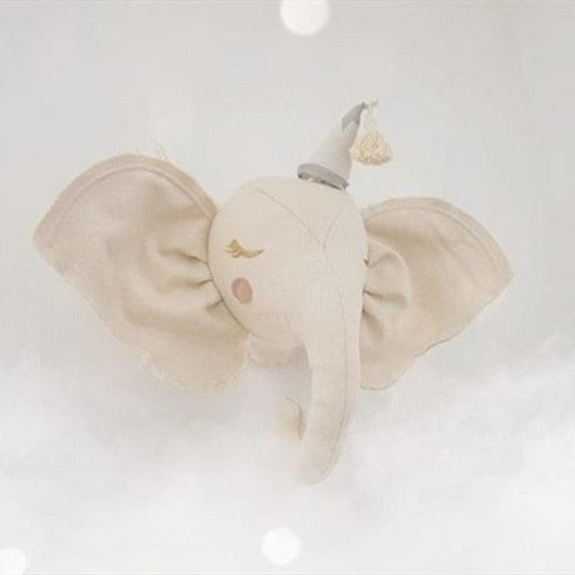 Wonderzoo | Fantasierijke Dierenkoppen - Pluche Wanddecoratie