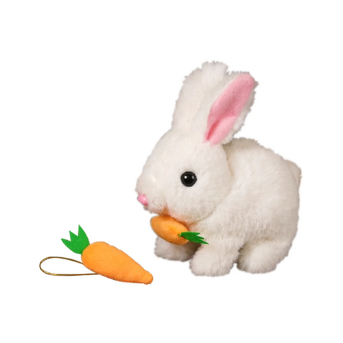 Pluche Konijn | Spring en straal