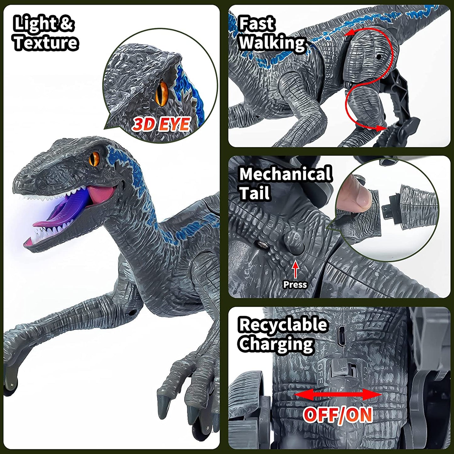 Robodino | Brullende En Bewegende Dino - Afstandsbedienbare Dinosaurus Speelgoed