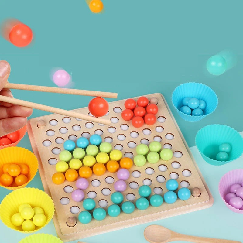 Rainbowsort | Leren Kleuren En Tellen - Houten Sorteerbord