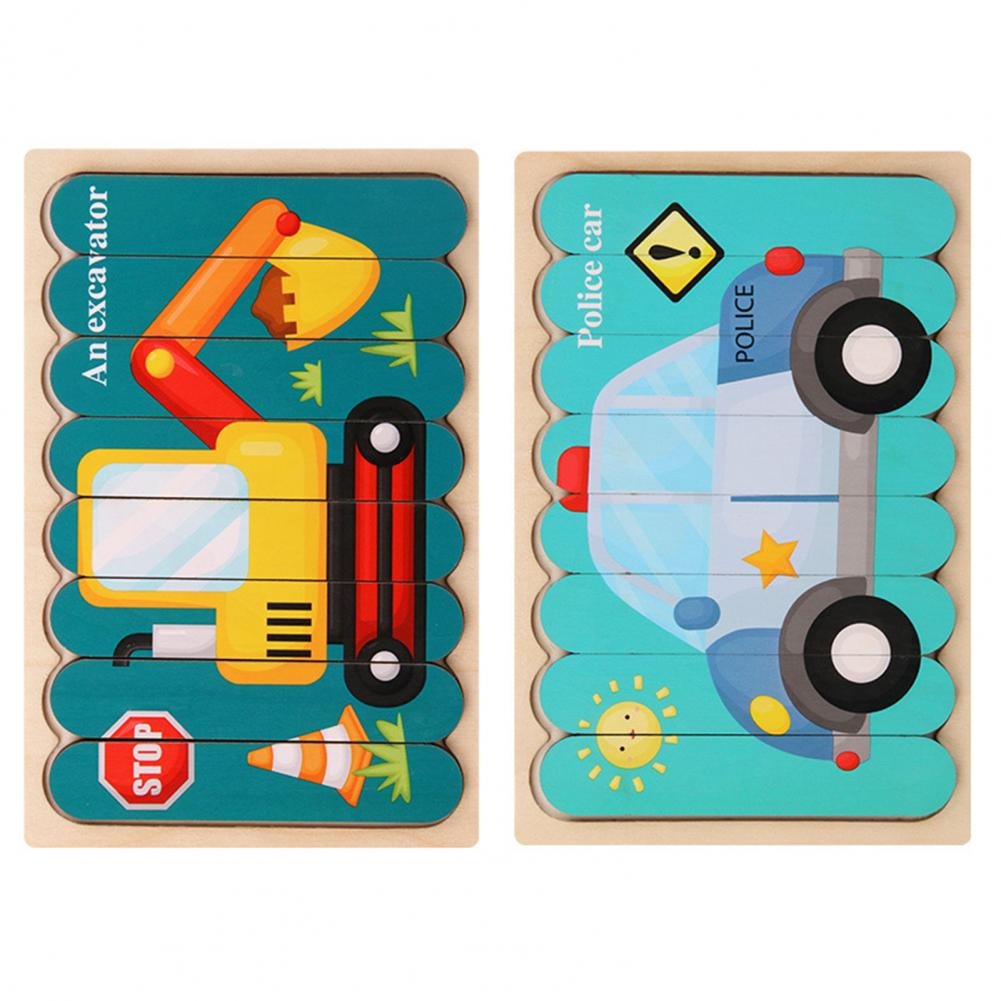 Wildmind Puzzel | Leer Vormen En Kleuren - Houten 3D Puzzel