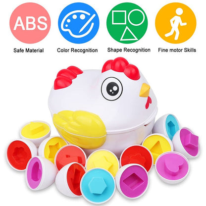 Eggmatch | Zoek, Pas En Leer - Educatief Puzzelspel