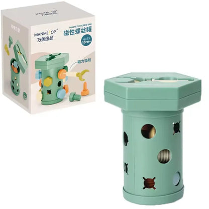 Screwitplay | Bouw En Leer Met Kleurrijke Schroeven - Montessori Schroefset