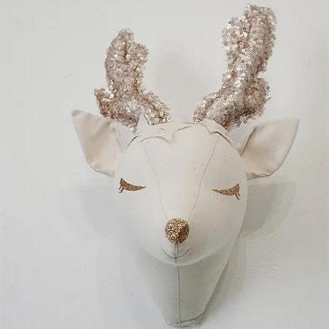 Wonderzoo | Fantasierijke Dierenkoppen - Pluche Wanddecoratie