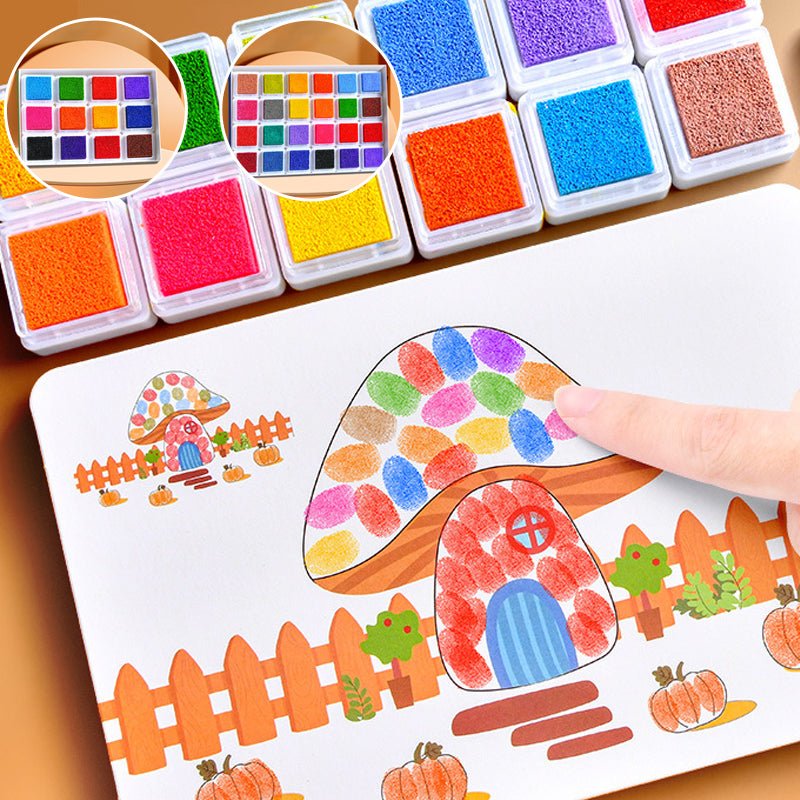 Fingerfun | Ontdek En Creëer Met Plezier - Vingerverf Speelset