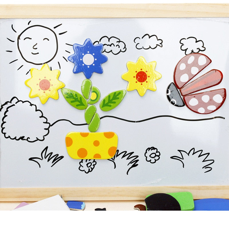 Magnoboard | Speel Met Vormen En Krijt - Educatief Speelbord