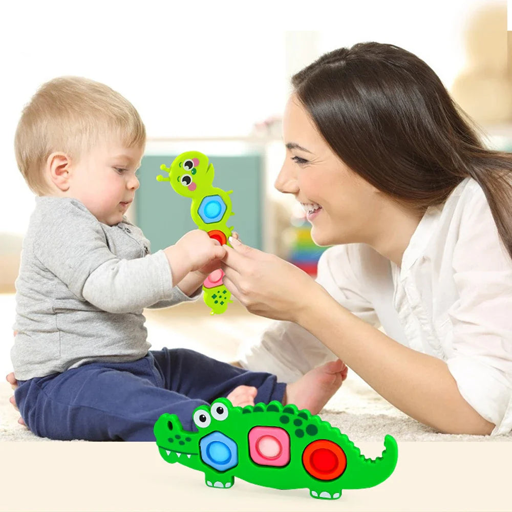 WigglePop | Knijp en klik plezier - Fidget Speelgoed