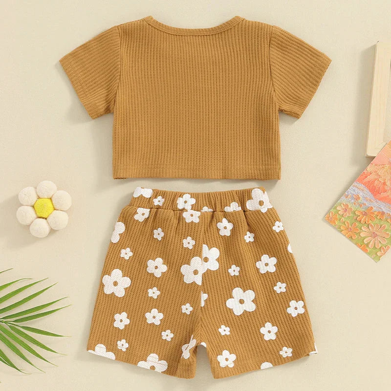 Littlelooks | Zomers En Fleurig - Baby Outfit Setje