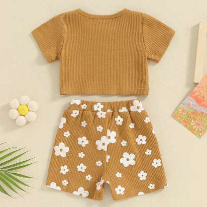 Littlelooks | Zomers En Fleurig - Baby Outfit Setje