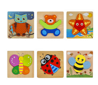 Puzzleplay | Leren En Ontdekken - Houten Puzzelset