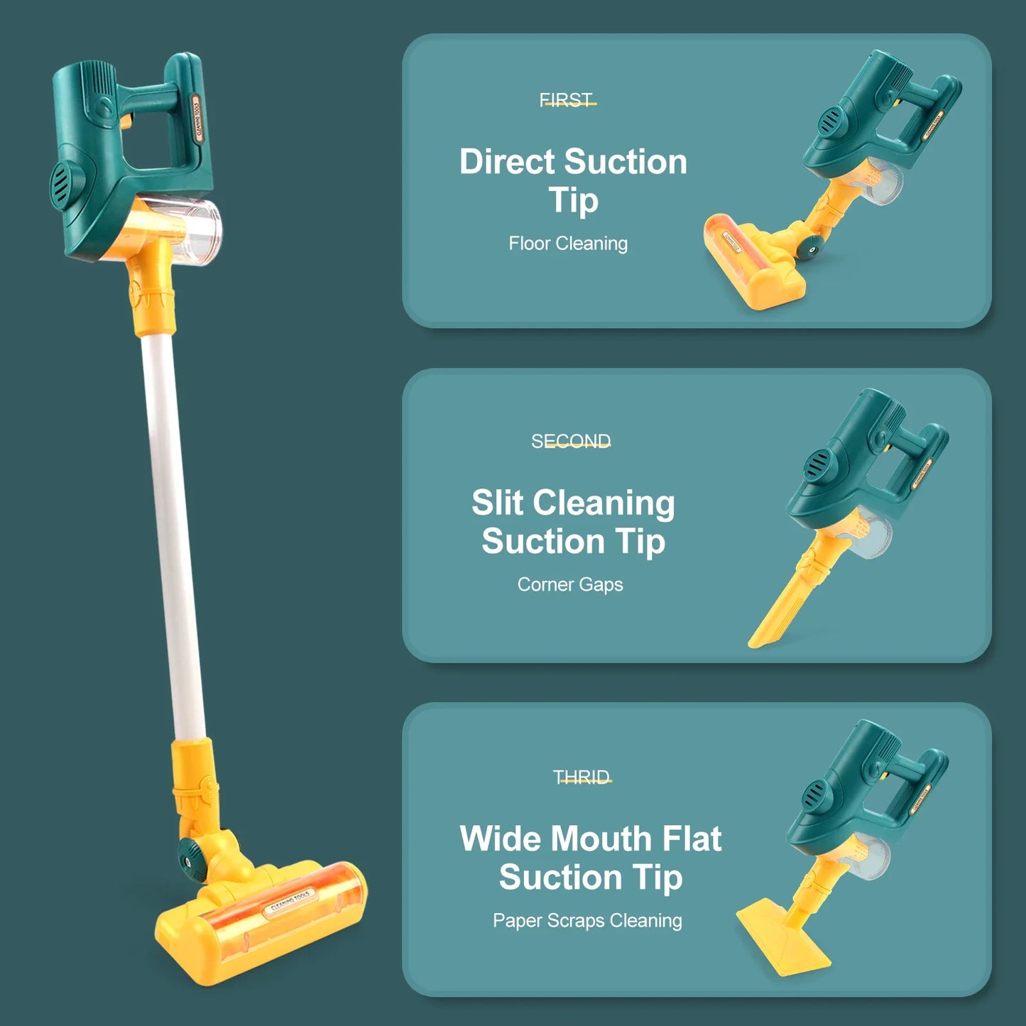 Dustbuster | Oefen Huishoudelijke Skill - Speelgoedstofzuiger