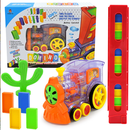 Domino Magic | Perfecte Rij In Seconden - Zelfrijdende Dominotrein