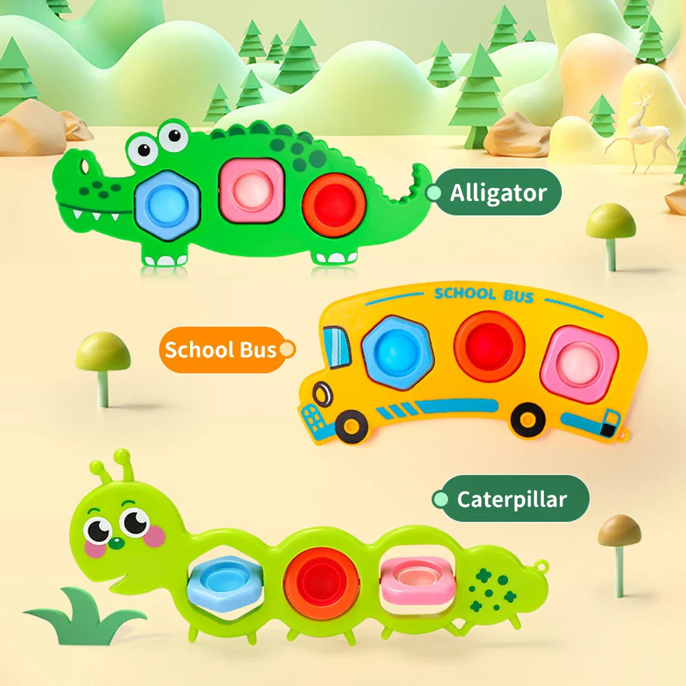 WigglePop | Knijp en klik plezier - Fidget Speelgoed