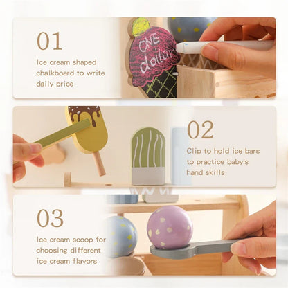 Frozen Delights | Rollen En Tellen Met Plezier - Educatieve Ijsjes Set