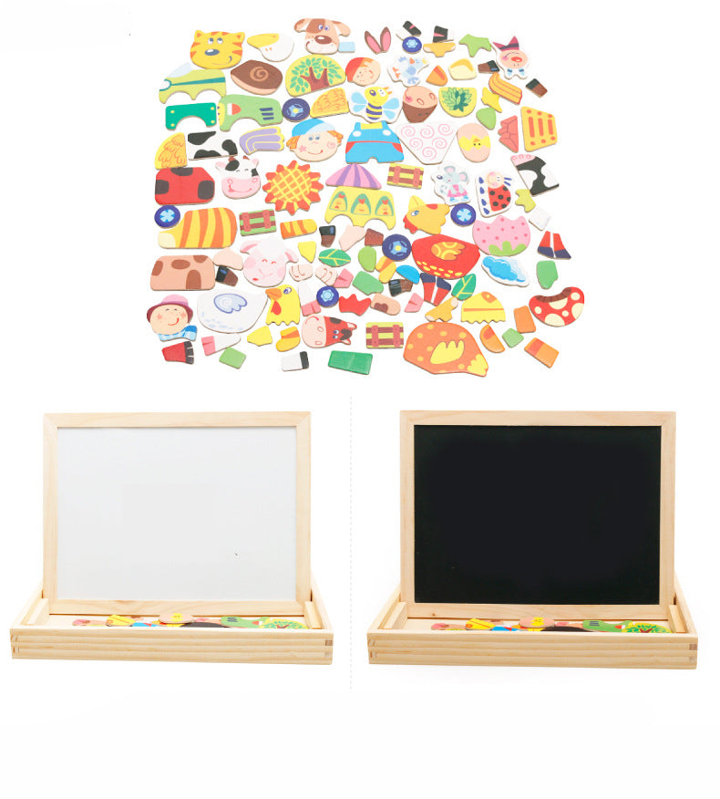 Magnoboard | Speel Met Vormen En Krijt - Educatief Speelbord