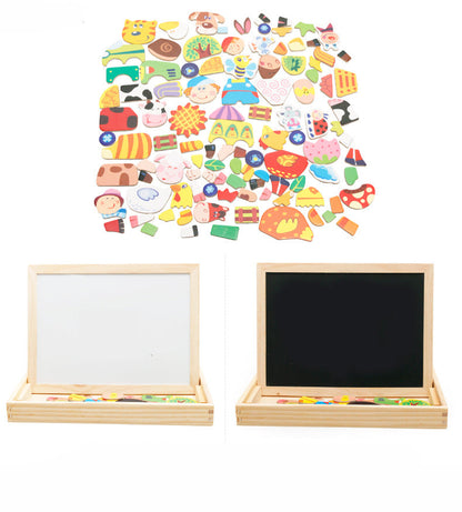 Magnoboard | Speel Met Vormen En Krijt - Educatief Speelbord