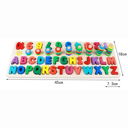 LogicWood | Reken & leesontwikkeling - Educatief houten bordspel
