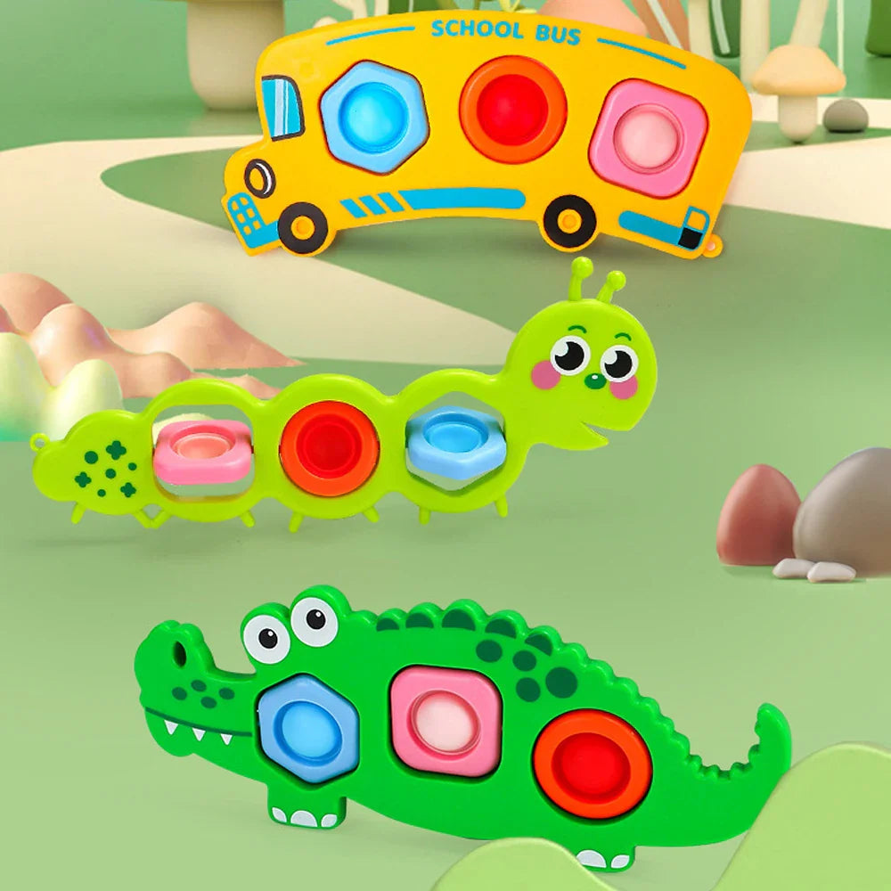 WigglePop | Knijp en klik plezier - Fidget Speelgoed