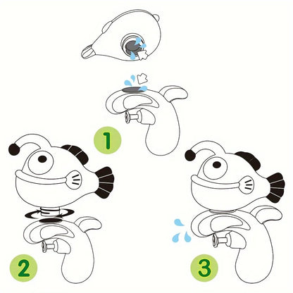 SplashyFish | Spetterend speelplezier - Vissen waterpistool