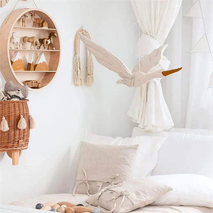 Moonswan | Zachte Kleuren En Sierlijk Design - Zwaan Hangdecoratie