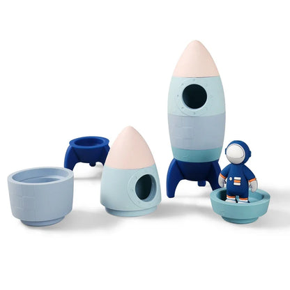 Rocketplay Blocks | Bouw Je Droomraket - Houten Raketset
