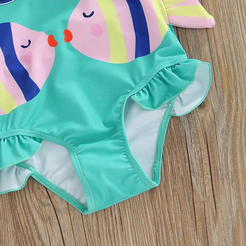 Littlelooks | Badpak Met Vismotief – Meisjes Badpak