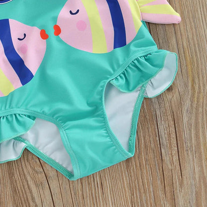 Littlelooks | Badpak Met Vismotief – Meisjes Badpak