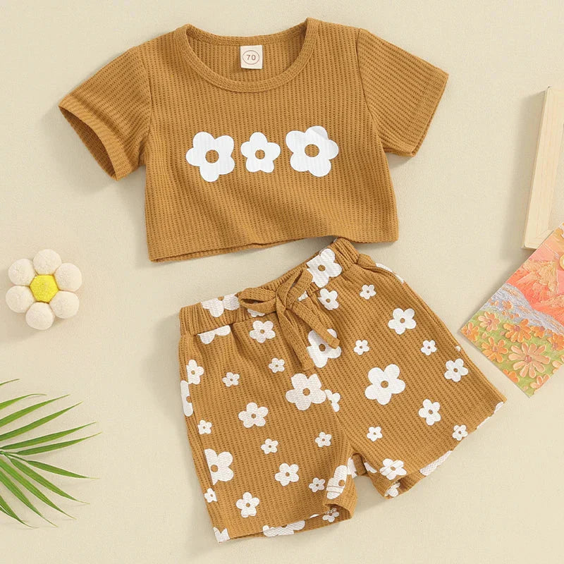 Littlelooks | Zomers En Fleurig - Baby Outfit Setje