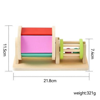 WonderDrum | Vorm- en kleurentrommel – Montessori trommelspel