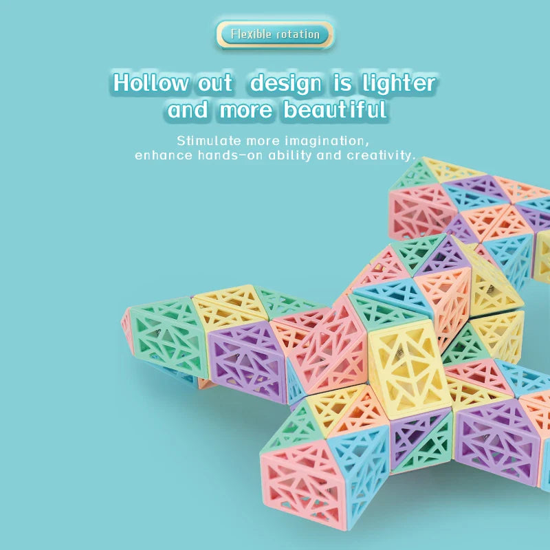 Shapesnake | Ontdek Patronen En Structuren - Vouwbare Blokpuzzel