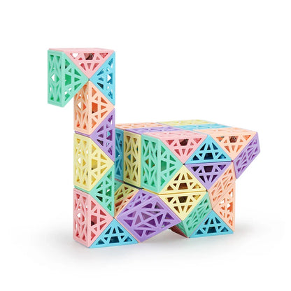 Shapesnake | Ontdek Patronen En Structuren - Vouwbare Blokpuzzel