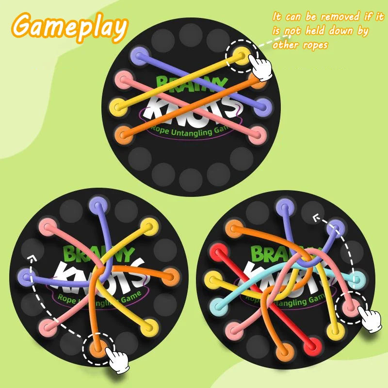 Brainyknots | Ontwar En Los Op - Educatief Knoopspel