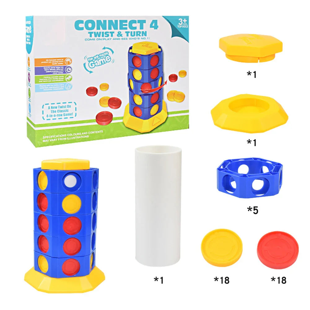 Spinmatch | Interactief Strategie Spel - 3D Vier-Op-Een-Rij