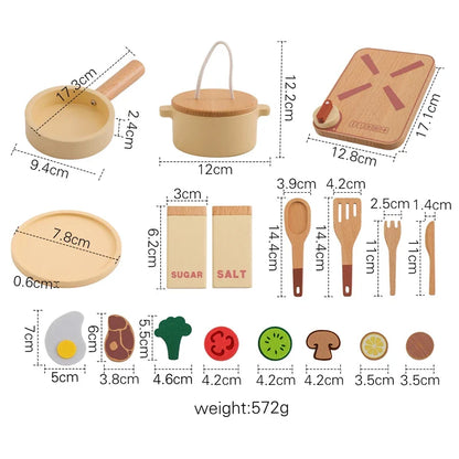 Minicooks | Spelenderwijs Leren En Bakken - Houten Speelkeuken Set