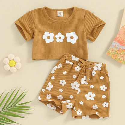 Littlelooks | Zomers En Fleurig - Baby Outfit Setje