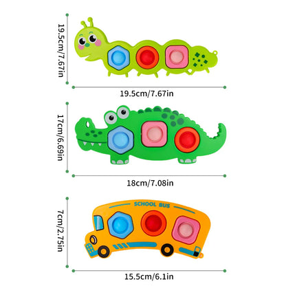 WigglePop | Knijp en klik plezier - Fidget Speelgoed