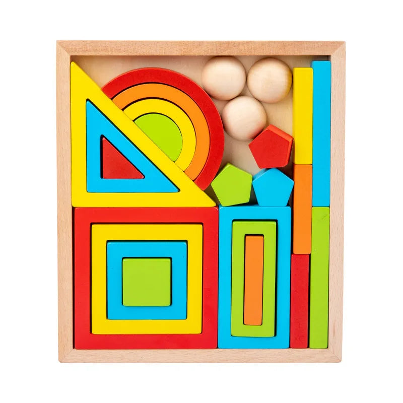 Stackafun | Spelenderwijs Ontdekken En Stapelen - Houten Stapelspeelgoed
