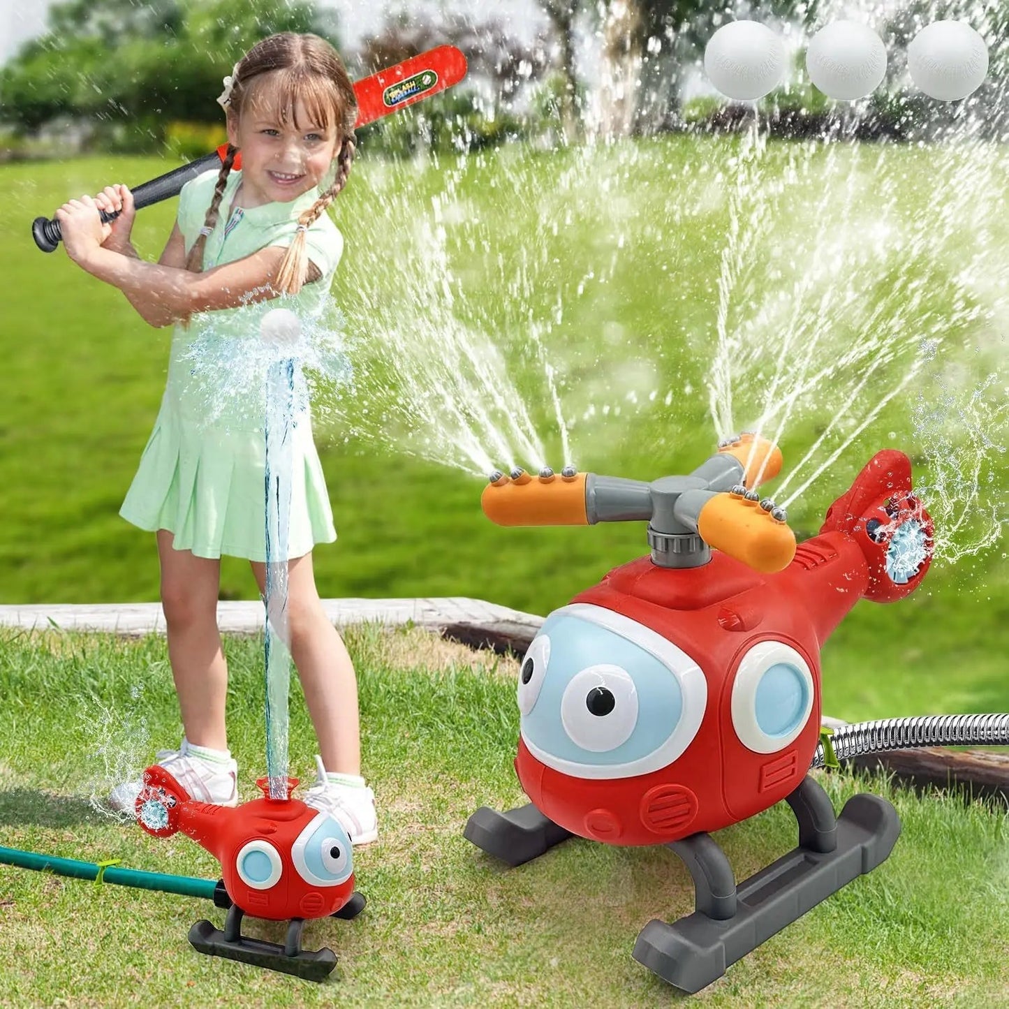Spinsplash | Draaiend En Verfrissend Tuinspektakel - Waterspeelgoed