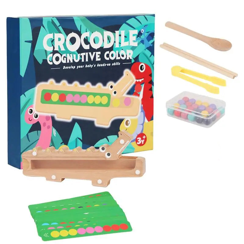 Croccolor | Kleurrijke Leerpret - Krokodillenspel